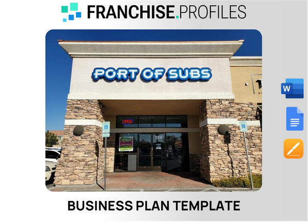 Port of Subs Franchise Business Plan Template