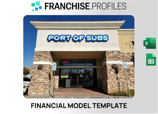 Port of Subs Franchise Financial Model Template