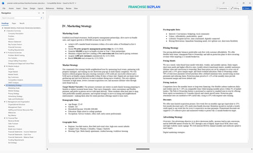 premier rental purchase franchise business plan 4