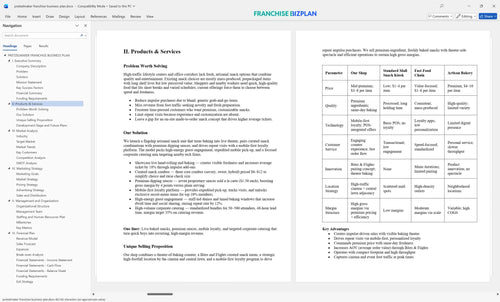 pretzelmaker franchise business plan 2