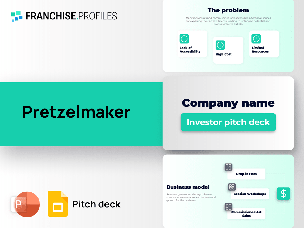 Pretzelmaker Franchise Pitch Deck Template