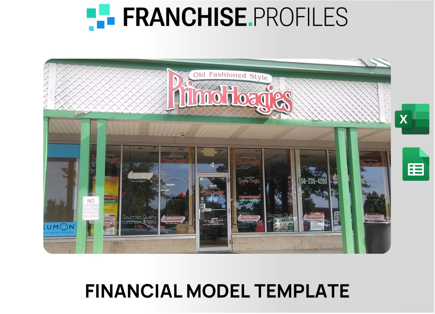 PrimoHoagies Franchise Financial Model Template