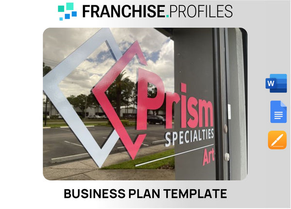 Prism Specialties Franchise Business Plan Template