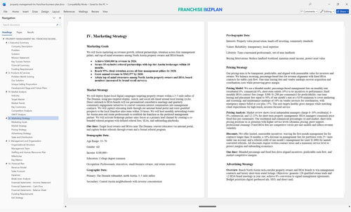 property management inc franchise business plan 4
