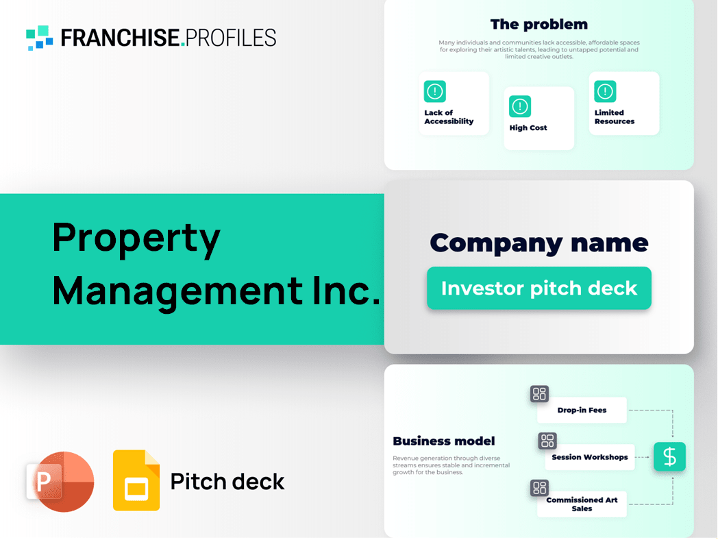 Property Management Inc. Franchise Pitch Deck Template