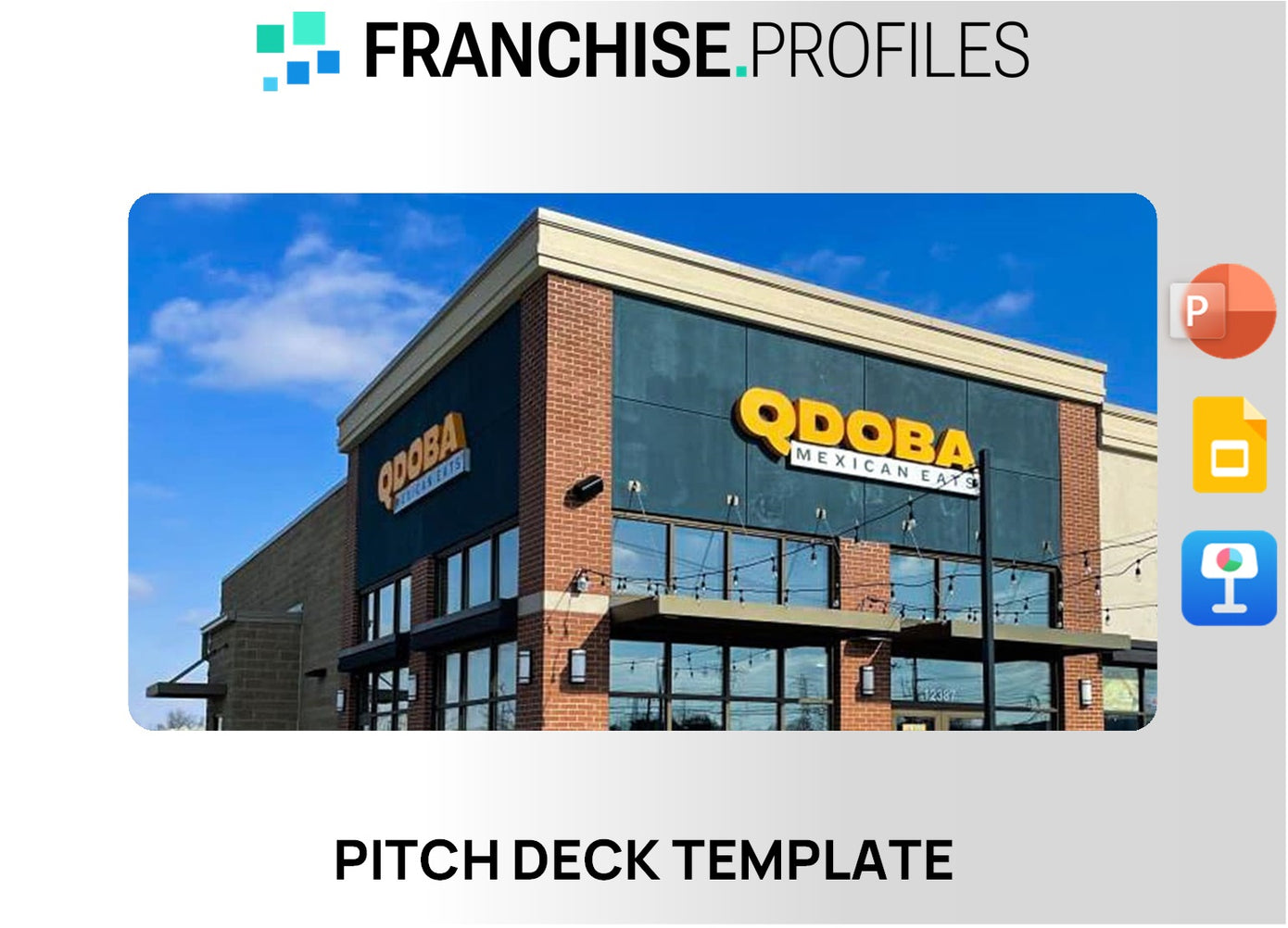Qdoba Mexican Eats Franchise Pitch Deck Template