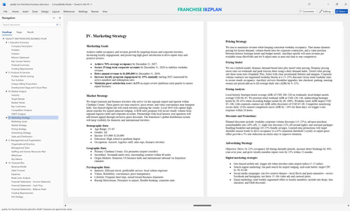 quality inn franchise business plan 4