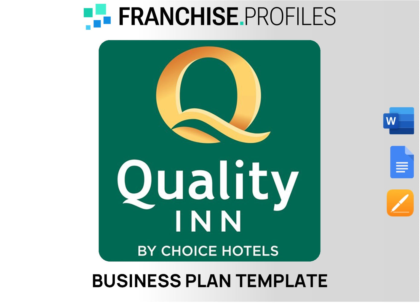 Quality Inn Franchise Business Plan Template