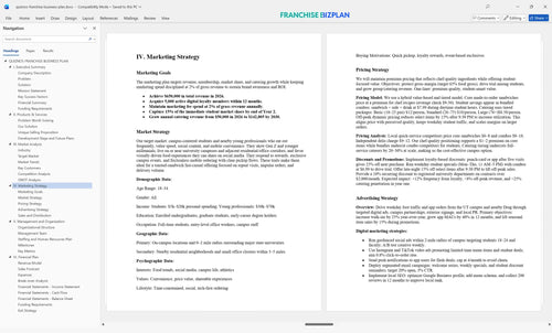 quiznos franchise business plan 4