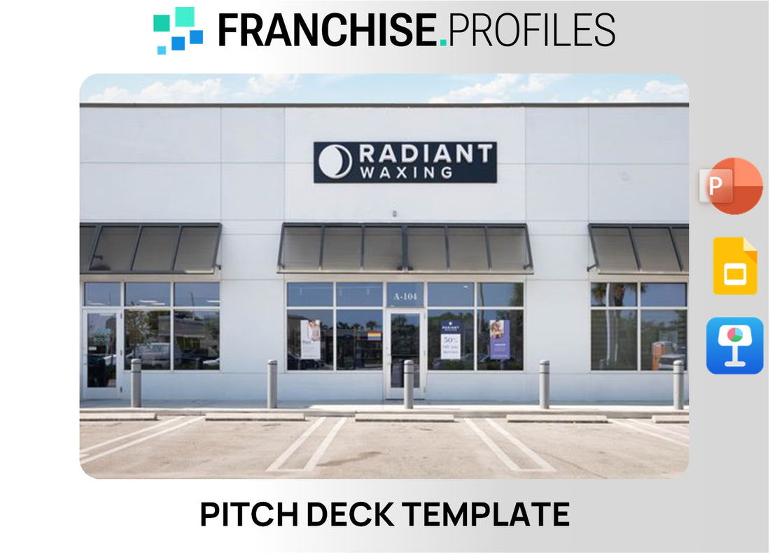 Radiant Waxing Franchise Pitch Deck Template