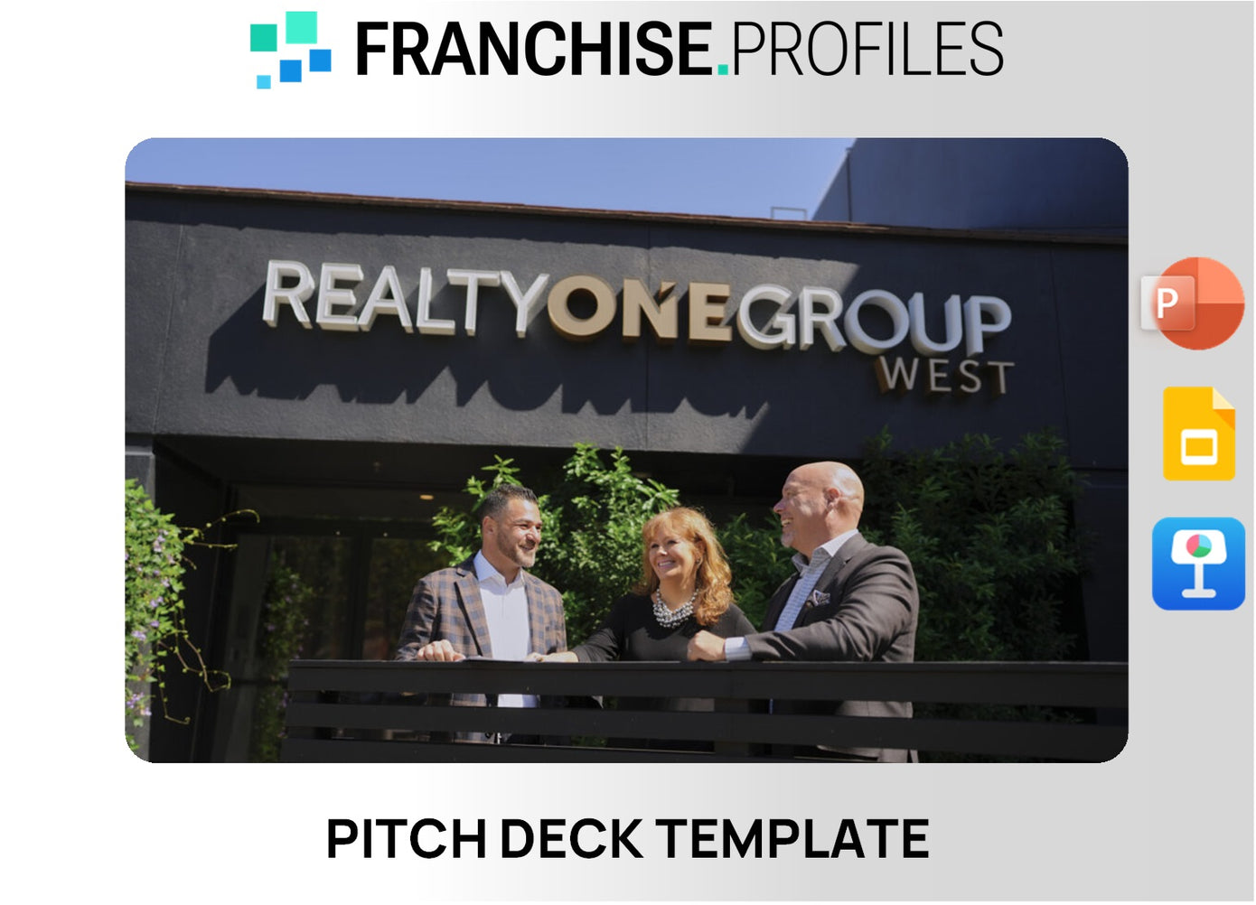 Realty ONE Group Franchise Pitch Deck Template