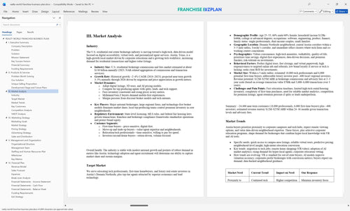 realty world franchise business plan 3