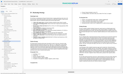 realty world franchise business plan 4