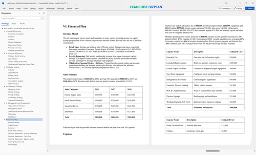 red mango franchise business plan 6