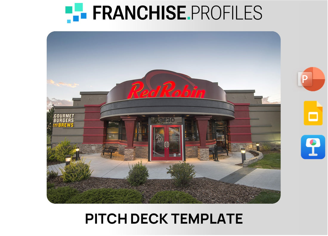 Red Robin Gourmet Burgers and Brews Franchise Pitch Deck Template