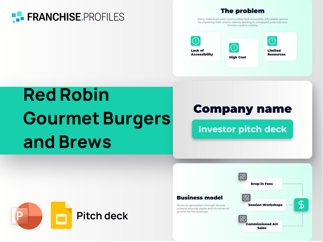 Red Robin Gourmet Burgers and Brews Franchise Pitch Deck Template