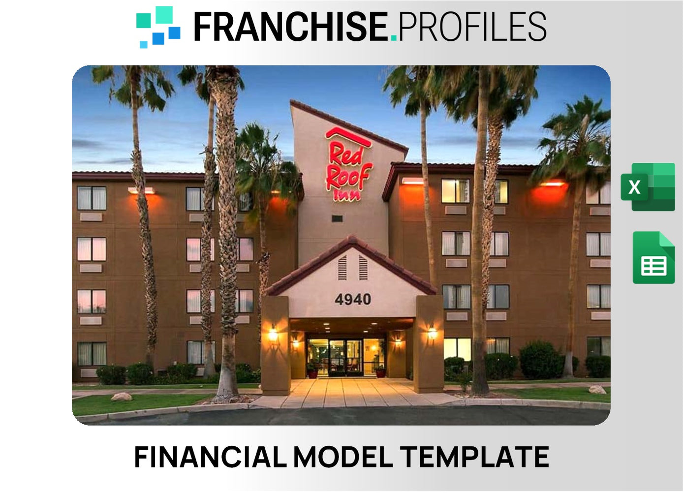 Red Roof Inn Franchise Financial Model Template