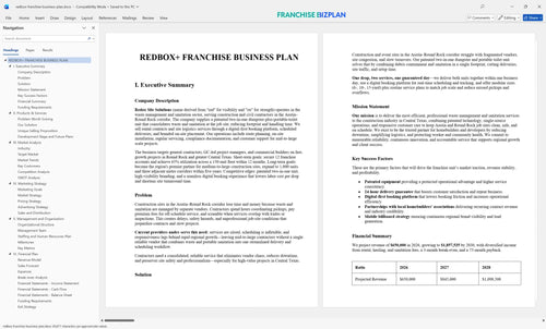 redbox franchise business plan 1