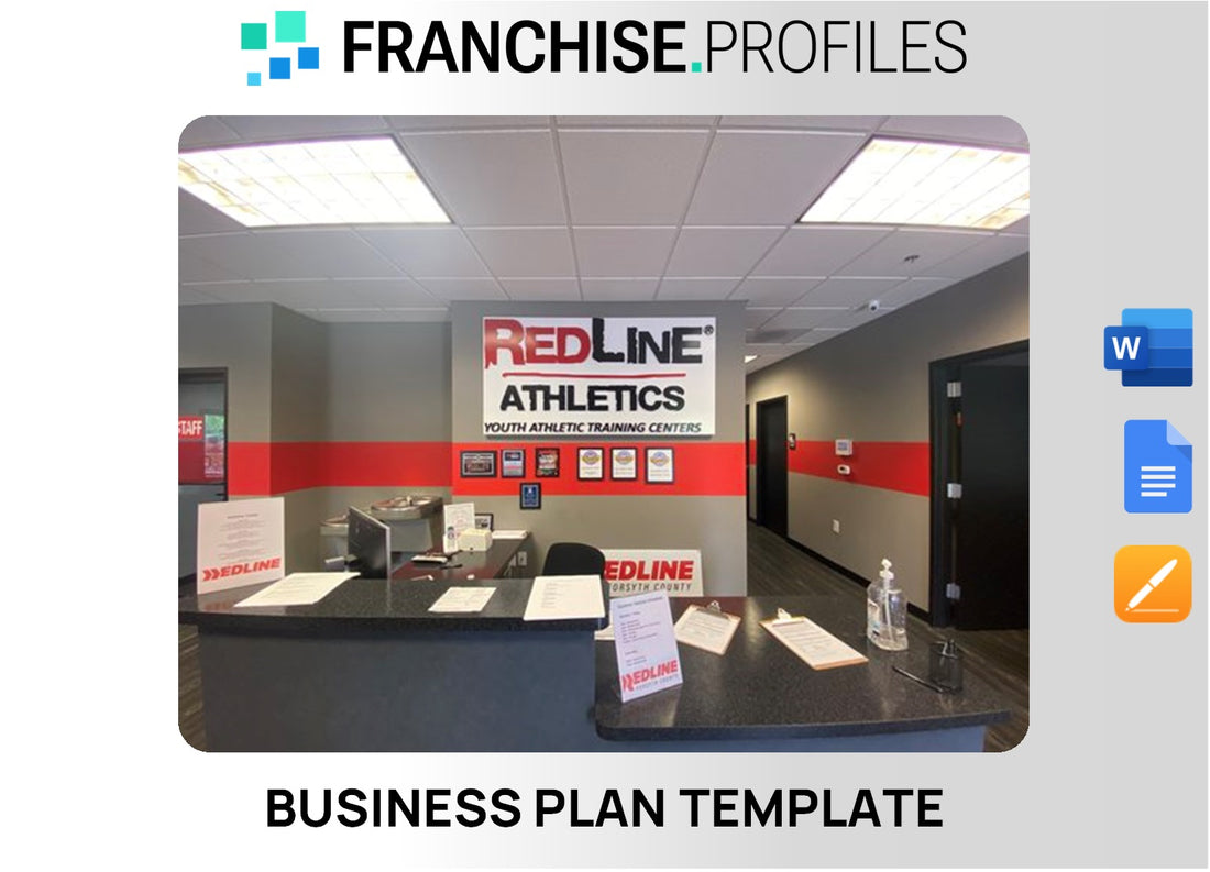 RedLine Athletics Franchise Business Plan Template