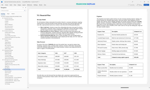 relax back franchise business plan 6