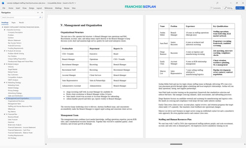 remedy intelligent staffing franchise business plan 5
