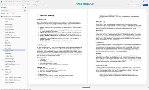 retrofitness franchise business plan 4