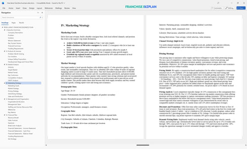 rhea lanas franchise business plan 4