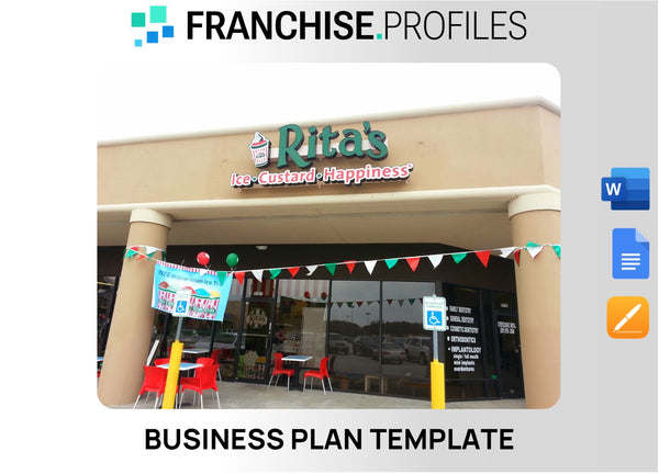 Rita's Ice-Custard-Happiness Franchise Business Plan Template