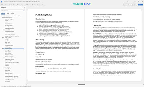 rnr tire express franchise business plan 4