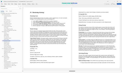 rodeway inn franchise business plan 4