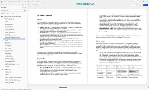 roto rooter franchise business plan 3
