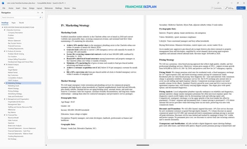 roto rooter franchise business plan 4