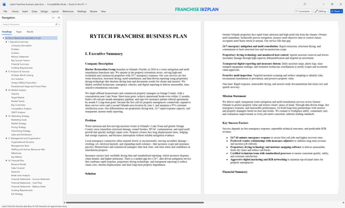 rytech franchise business plan 1