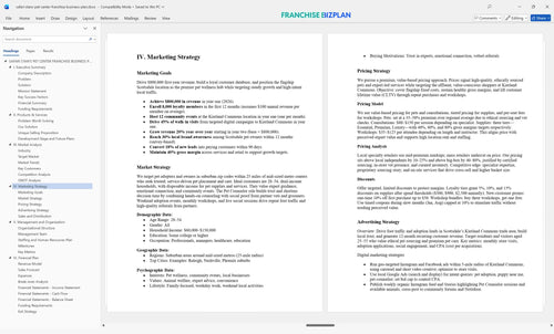 safari stans pet center franchise business plan 4