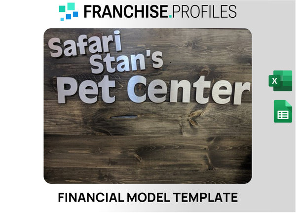 Safari Stan's Pet Center Franchise Financial Model Template