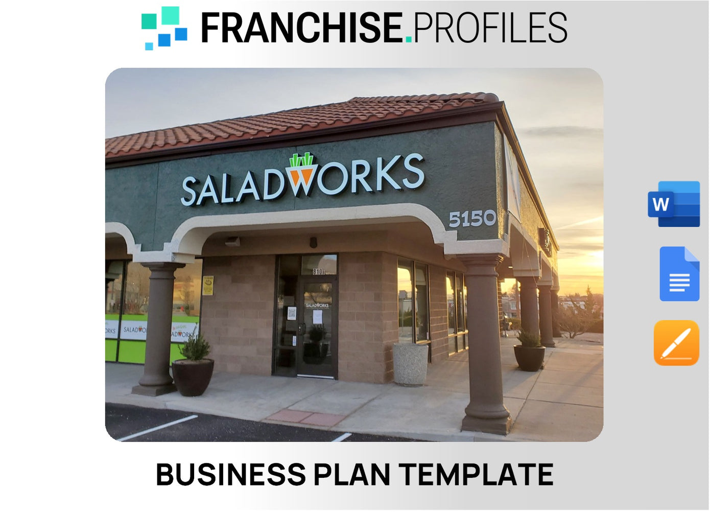 Saladworks Franchise Business Plan Template