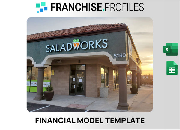 Saladworks Franchise Financial Model Template