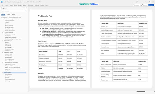 salons by jc franchise business plan 6