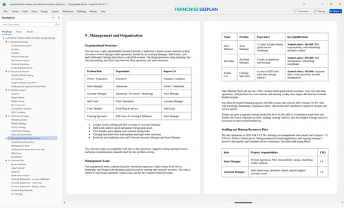 salsaritas fresh mexican grill franchise business plan 5