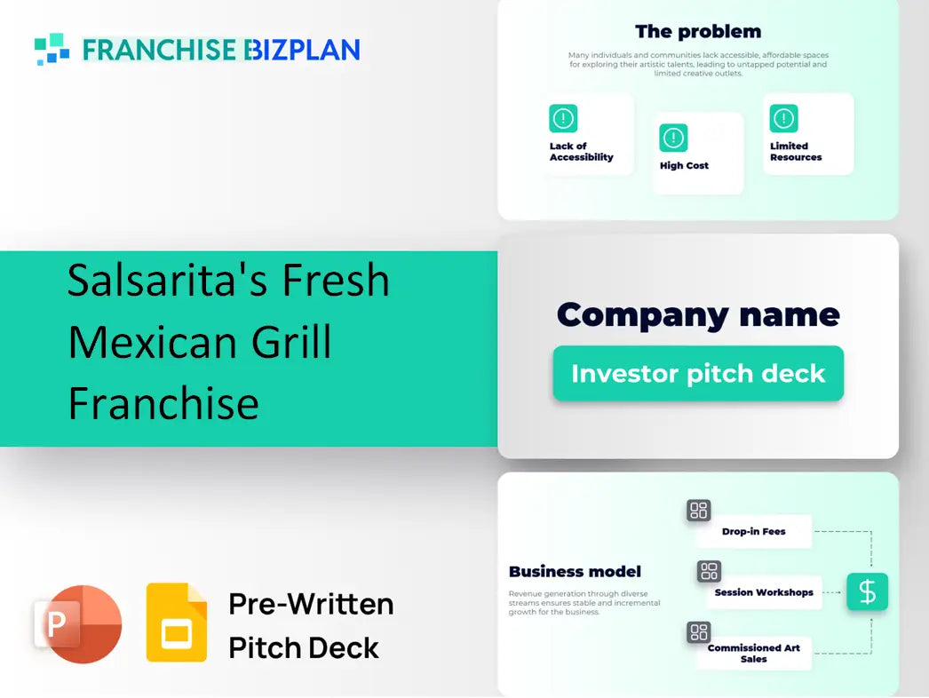 Salsarita's Fresh Mexican Grill Franchise Investment Pitch Deck 2026