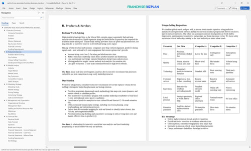 sanford rose associates franchise business plan 2