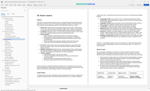 sanford rose associates franchise business plan 3