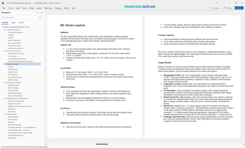 sbarro franchise business plan 3