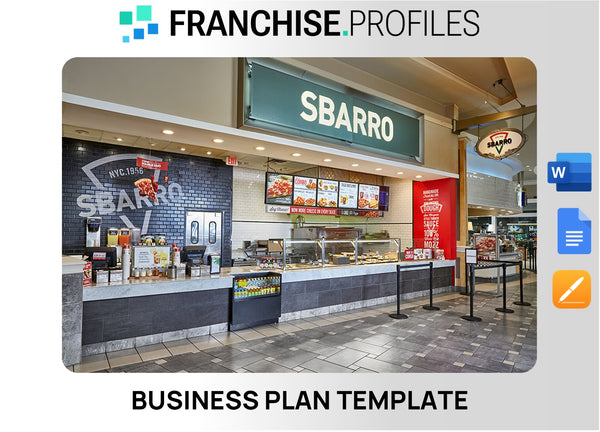 Sbarro Franchise Business Plan Template