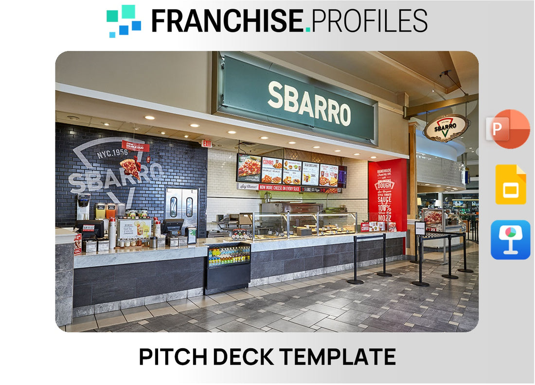 Sbarro Franchise Pitch Deck Template