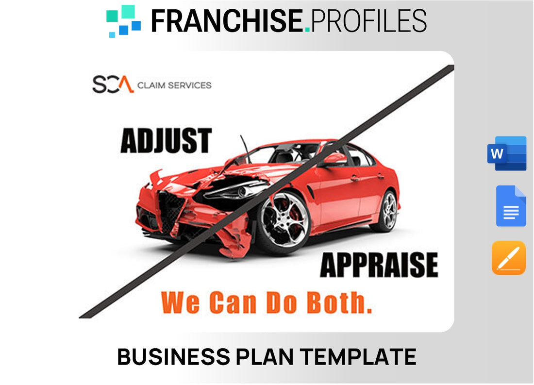 SCA Appraisal Services Franchise Business Plan Template