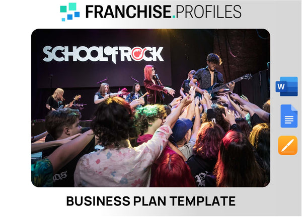School of Rock Franchise Business Plan Template