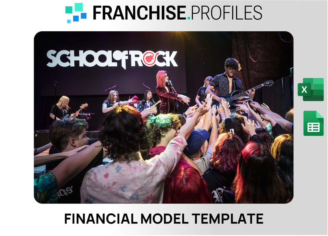 School of Rock Franchise Financial Model Template