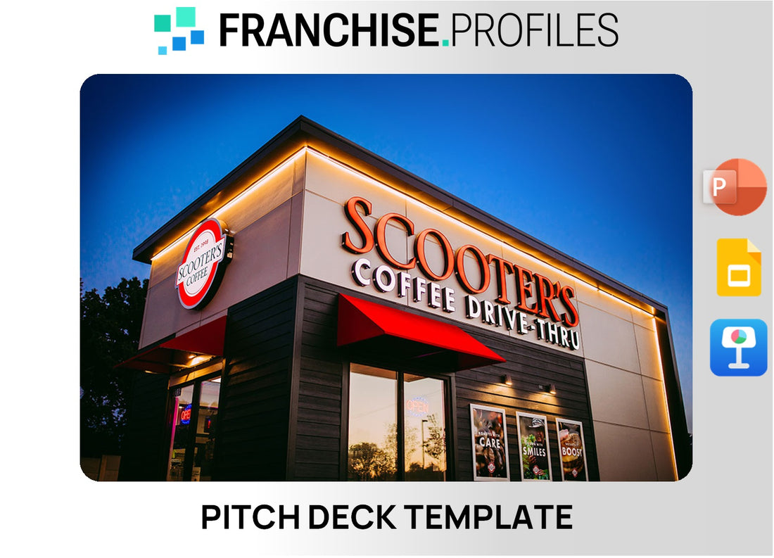 Scooter's Coffee Franchise Pitch Deck Template