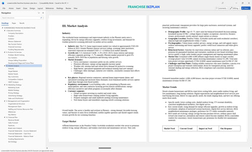 screenmobile franchise business plan 3